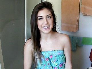 Real High School Latina Teen With Braces, Roguish Porn, POV